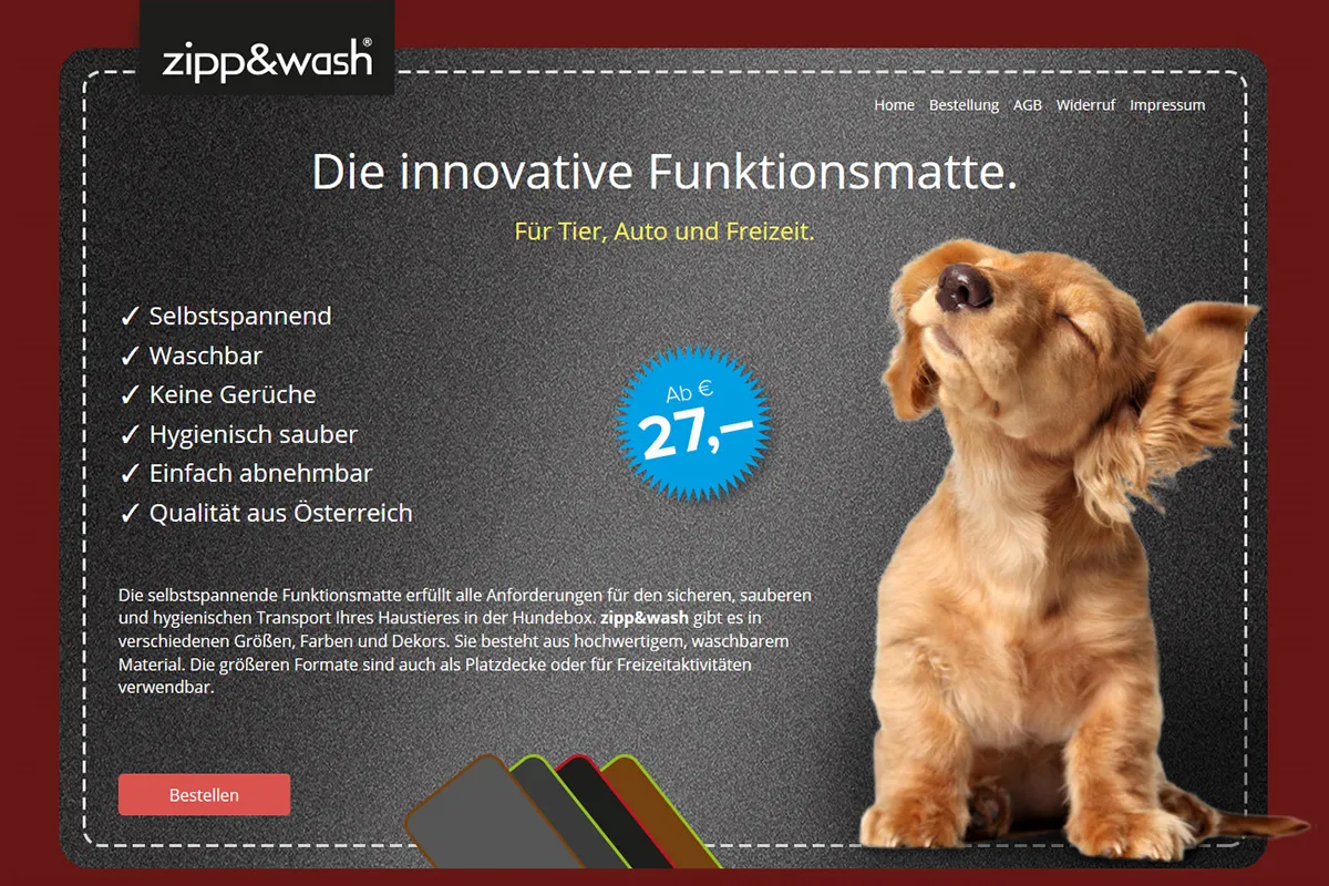 zipp&wash Funktionsmatte